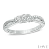 Thumbnail Image 0 of Vera Wang Love Collection 1/6 CT. T.W. Diamond Knot Ring in 14K White Gold