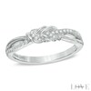 Thumbnail Image 1 of Vera Wang Love Collection 1/6 CT. T.W. Diamond Knot Ring in 14K White Gold
