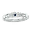 Thumbnail Image 3 of Vera Wang Love Collection 1/6 CT. T.W. Diamond Knot Ring in 14K White Gold