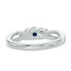 Thumbnail Image 2 of Vera Wang Love Collection 1/6 CT. T.W. Diamond Knot Ring in 14K White Gold