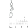 Thumbnail Image 3 of Vera Wang Love Collection 1/5 CT. T.W. Diamond Rose Charm Bracelet in Sterling Silver - 7.5"