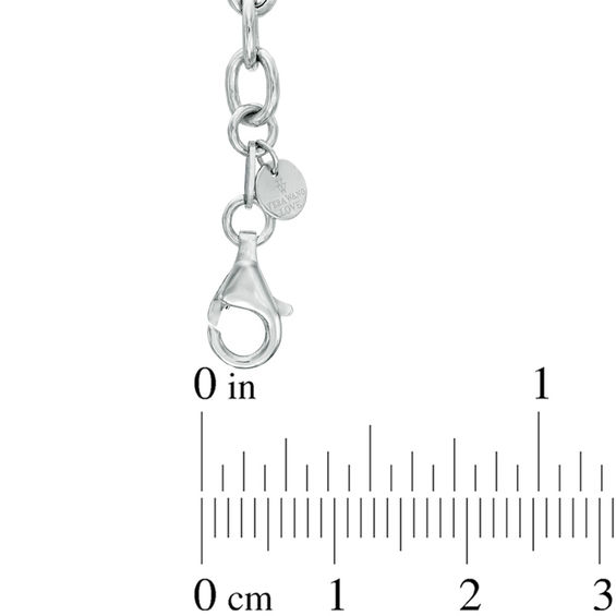Vera Wang Love Collection 1/5 CT. T.W. Diamond Rose Charm Bracelet