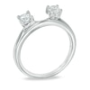 Thumbnail Image 2 of Celebration Grand® 1/2 CT. T.W. Certified Diamond Solitaire Enhancer in 14K White Gold (I-J/I1)