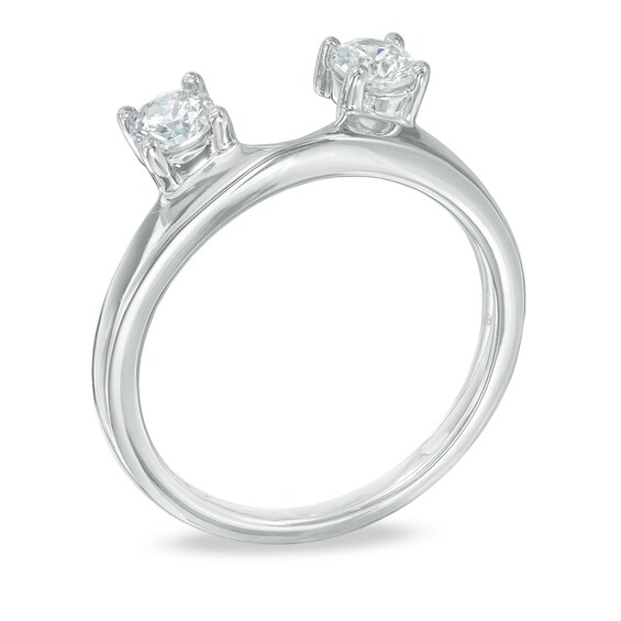 Celebration GrandÂ® 1/2 CT. T.w. Certified Diamond Solitaire Enhancer in 14K White Gold (I-J/I1)