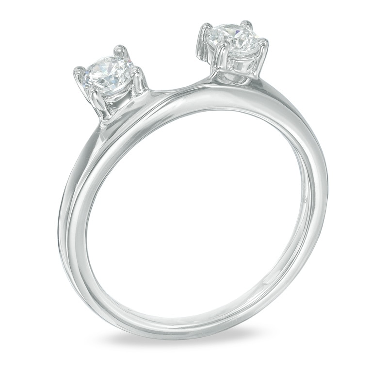 Main Image 2 of Celebration Grand® 1/2 CT. T.W. Certified Diamond Solitaire Enhancer in 14K White Gold (I-J/I1)