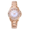 Thumbnail Image 1 of Ladies' Bulova Diamond Accent Rose-Tone Watch with Mother-of-Pearl Dial (Model: 98P141)