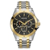 Thumbnail Image 1 of Men's Bulova Classic Two-Tone Watch with Black Dial (Model: 98C120)