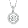 Thumbnail Image 1 of 1 CT. T.W. Diamond Frame Pendant in 14K White Gold