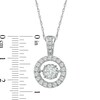 Thumbnail Image 2 of 1-1/2 CT. T.W. Diamond Frame Pendant in 14K White Gold