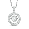 Thumbnail Image 1 of 3/4 CT. T.W. Diamond Frame Pendant in 14K White Gold