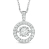 Thumbnail Image 0 of 3/4 CT. T.W. Diamond Frame Pendant in 14K White Gold