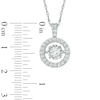 Thumbnail Image 1 of 3/4 CT. T.W. Diamond Frame Pendant in 14K White Gold