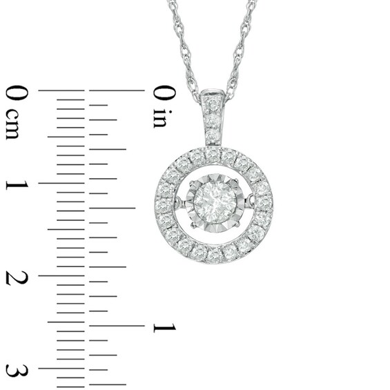 3/4 CT. T.w. Diamond Frame Pendant in 14K White Gold