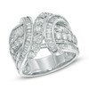 Thumbnail Image 0 of 2 CT. T.W. Diamond Bypass Ring in 10K White Gold