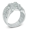 Thumbnail Image 1 of 2 CT. T.W. Diamond Bypass Ring in 10K White Gold