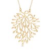 Thumbnail Image 1 of Tree Leaf Necklace in 10K Gold