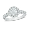 Thumbnail Image 0 of 1-7/8 CT. T.W. Diamond Frame Engagement Ring in 14K White Gold