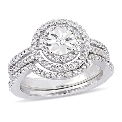 The Knot Jewelry ¼ ct Crown Bridal Wedding Ring Designer Fashion Set Stainless Steel The Knot Jewelry ¼ ct Crown Bridal Wedding Ring Designer Fashion Set Stainless Steel