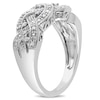 Thumbnail Image 1 of 1/8 CT. T.W. Diamond Braid Band in Sterling Silver