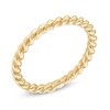 Thumbnail Image 2 of 1.5mm Rope Wedding Band in 14K Gold - Size 6