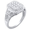 Thumbnail Image 2 of 1 CT. T.W. Multi-Diamond Frame Ring in 10K White Gold