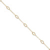 Thumbnail Image 0 of Oval Link Adjustable Anklet in 14K Gold - 10"