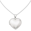 Thumbnail Image 1 of Polished Heart Locket in 14K White Gold