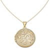 Thumbnail Image 0 of Round Paisley Locket in 14K Gold