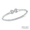 Thumbnail Image 0 of The Heart Within® Diamond Accent Heart-Shaped Infinity Bangle in Sterling Silver