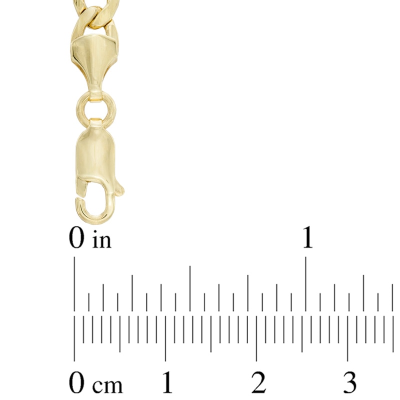 Men's 012 Gauge Mariner Bar Bracelet in 10K Gold - 8.5"