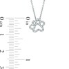 Thumbnail Image 3 of Diamond Accent Paw Pendant in 10K White Gold