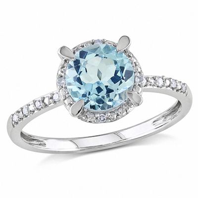 blue topaz rings