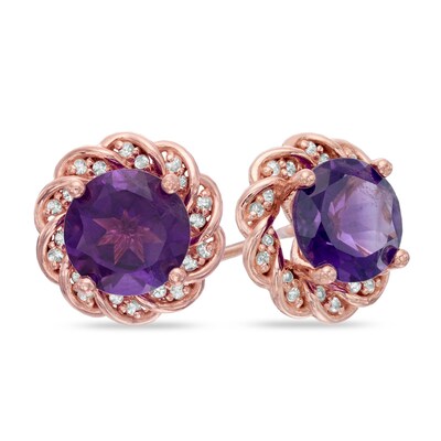 Genuine Tanzanite Flower Stud Earrings Trillion Cut Cluster Post Earrings Sterling Silver Birthstone December