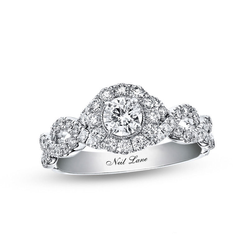 neil lane bridal collection 1 ct tw diamond frame twist shank engagement ring in - Neil Lane Wedding Ring neil lane bridal collection 1 ct tw diamond frame twist shank engagement ring in - Neil Lane Wedding Ring