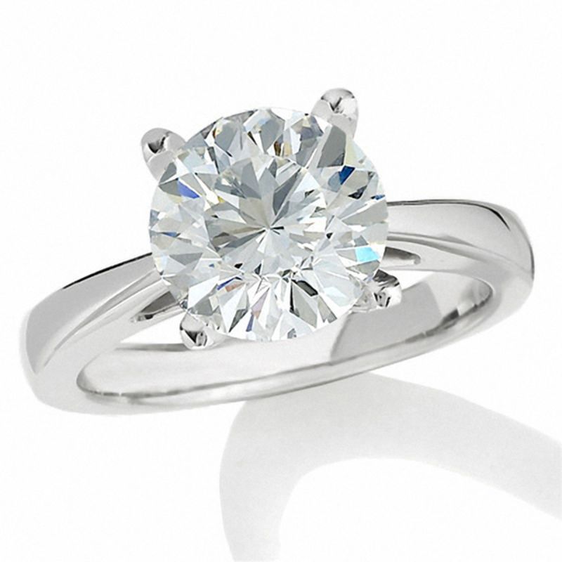 Celebration Lux® 4 CT. Diamond Solitaire Engagement Ring in 14K White Gold (H/SI2)
