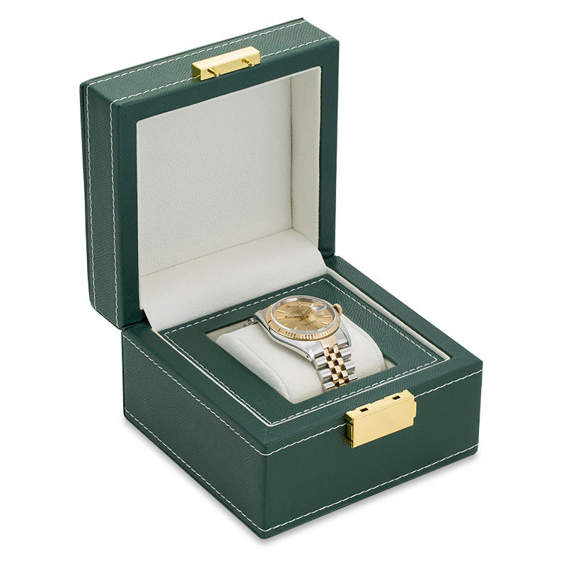 Previously Owned - Men's Rolex Datejust Two-Tone 18K Gold Watch with Champagne Dial (Model: 16233)