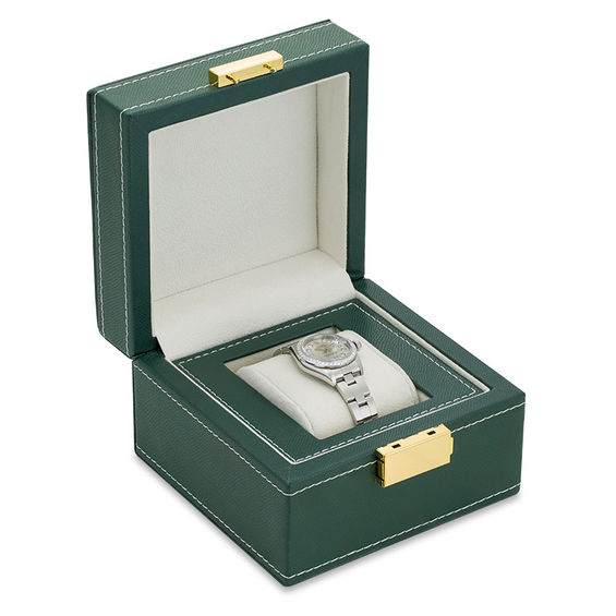 Previously Owned - Ladies' Rolex Datejust 7/8 CT. T.w. Diamond 18K White Gold Watch with Silver-Tone Dial