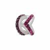 Thumbnail Image 0 of Persona® Sterling Silver Chevron Charm with Pink and Purple Crystals