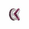 Thumbnail Image 1 of Persona® Sterling Silver Chevron Charm with Pink and Purple Crystals