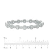 Thumbnail Image 2 of AVA Nadri Cubic Zirconia Frame Bangle in White Rhodium Brass - 7.5"