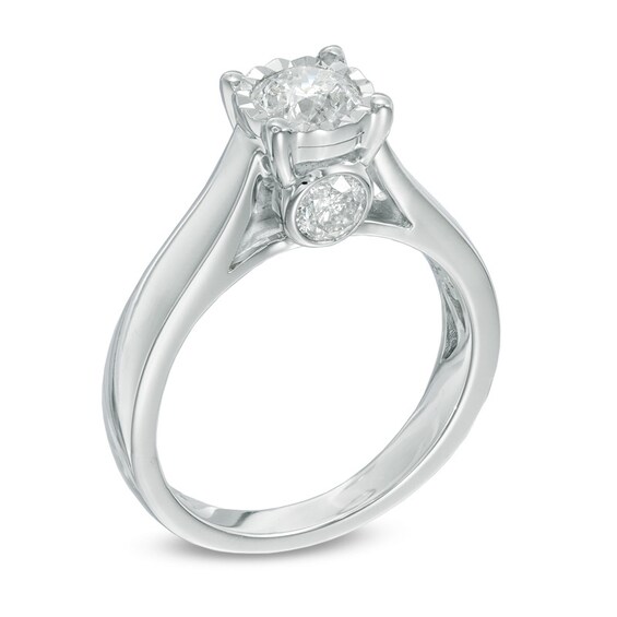 1-1/4 CT. T.w. Diamond Engagement Ring in 14K White Gold