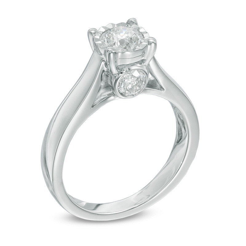 1-1/4 CT. T.W. Diamond Engagement Ring in 14K White Gold