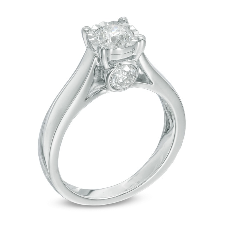 Main Image 2 of 1-1/4 CT. T.W. Diamond Engagement Ring in 14K White Gold