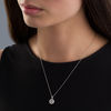 Thumbnail Image 3 of 1/3 CT. T.W. Diamond Frame Pendant in 10K White Gold
