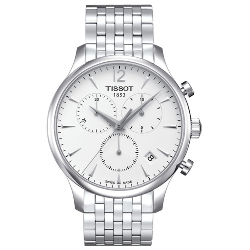 Main Image 1 of Ladies' Tissot Chronograph Watch with Silver-Tone Dial (Model: T063.617.11.037.00)