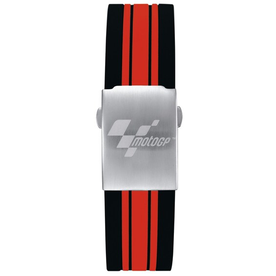 Men's Tissot T-Race Chronograph Strap Watch with Black Dial (Model: T048.417.27.207.01)