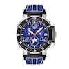 Thumbnail Image 1 of Men's Tissot Nicky Hayden 2014 Limited Edition T-Race Chronograph Strap Watch with Blue Dial (Model: T048.417.27.047.00)