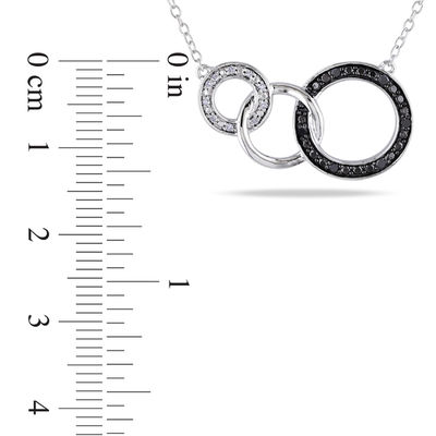 1/10 CT. T.W. Enhanced Black and White 