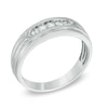 Thumbnail Image 1 of Men's 1/4 CT. T.W. Diamond Five Stone Band in 10K White Gold