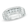 Thumbnail Image 1 of 1/2 CT. T.W. Diamond Five Stone Band in 10K White Gold